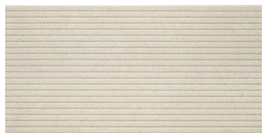 Matowy gres Somport Muret Sand z wyczuwalną strukturą lameli w jasnym piaskowym odcieniu