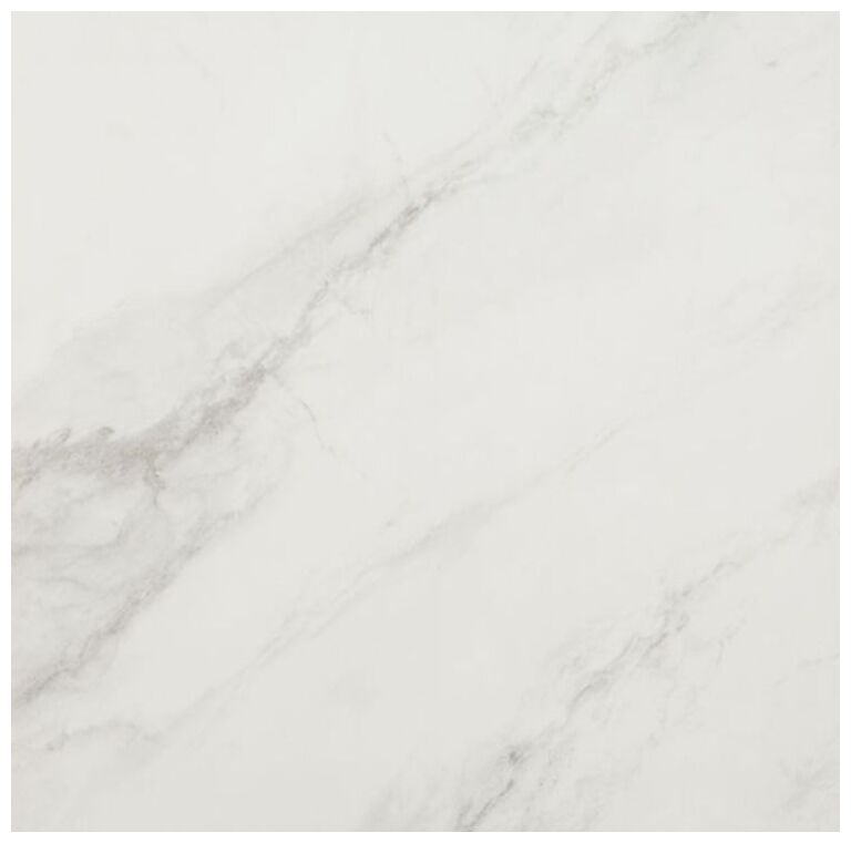 Polerowany Snow gres rektyfikowany 60x60 w jasnym kolorze z marmuropodobnym wzorem