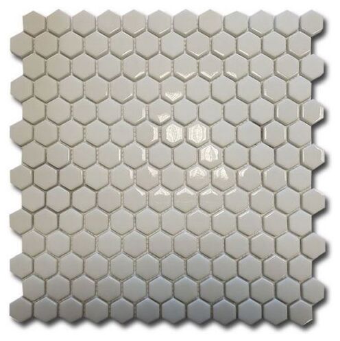 el casa enamel hexagon white brillo mozaika 29.8x30.8 - zdjęcie główne