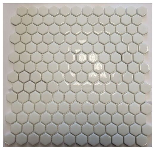 el casa enamel hexagon white brillo mozaika 29.8x30.8 - zdjęcie nr: 2