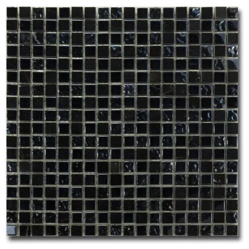 el casa arctic black mozaika szklano-kamienna 30.5x30.3 - zdjęcie główne