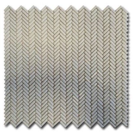 el casa enamel herringbone white mix soft/brillo mozaika 28x30.3 - zdjęcie główne