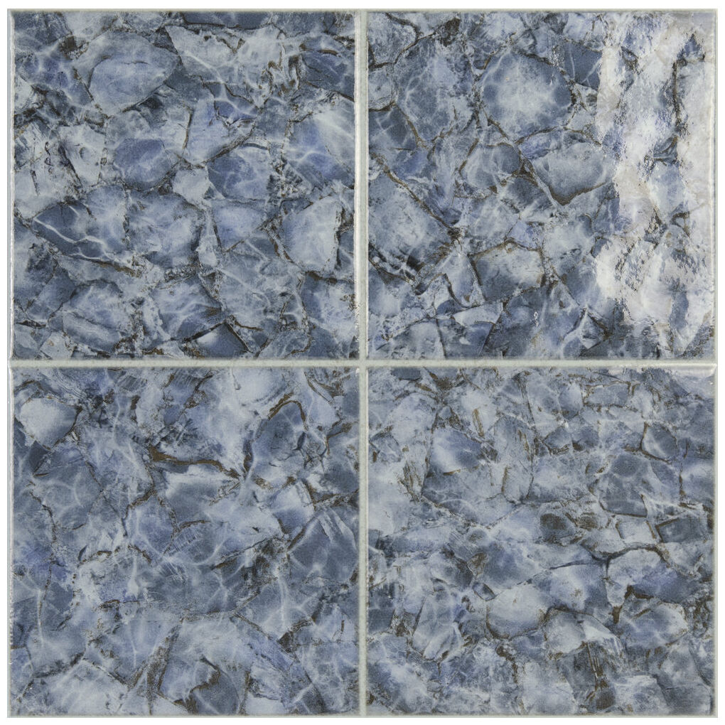 EL Molino Naxos Azul gres  33.3x33.3 - duży gres hiszpański do łazienki i kuchni