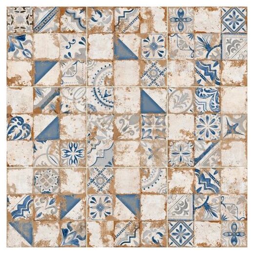 el molino memory azul brillo gres rektyfikowany 58x58 - zdjęcie nr: 3