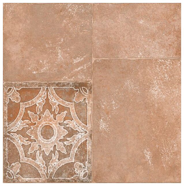 EL Molino Argos Copper gres rektyfikowany 58x58 - gres hiszpański w stylu vintage podłogowy