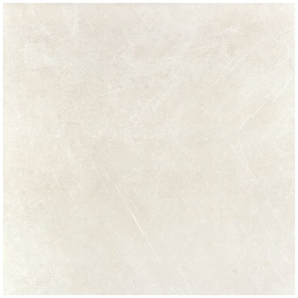 Płytka Global Blanco o wymiarach 80x80 cm w kolorze jasnego beżu z subtelnymi żyłkami imitującymi marmur