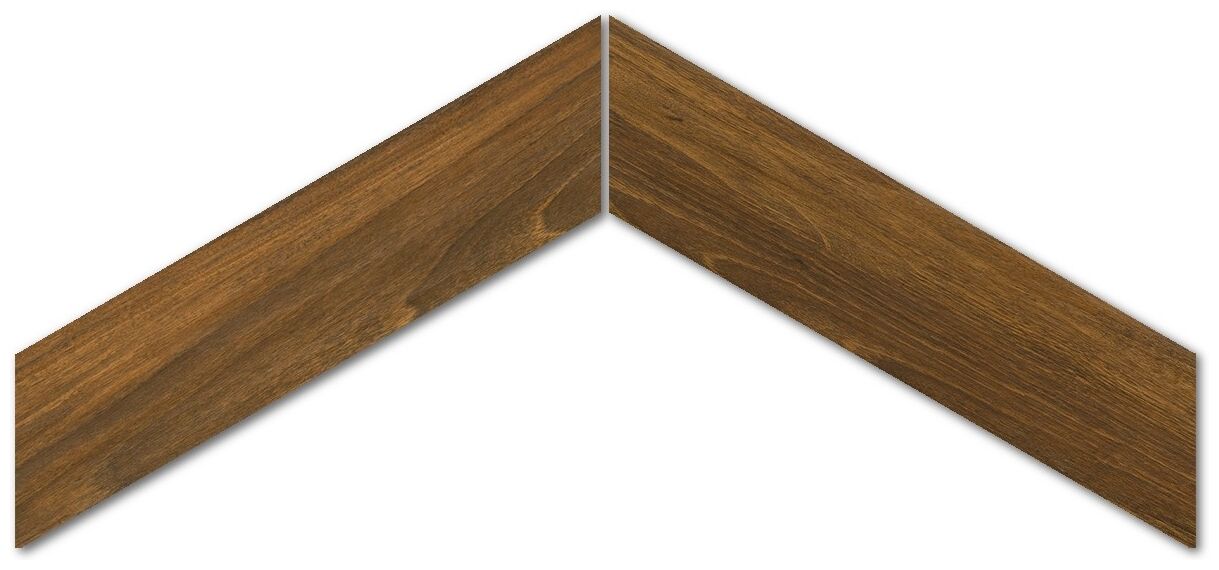 emil ceramica elegance wood / sleek wood mohogany chevron gres 11x54 - zdjęcie główne