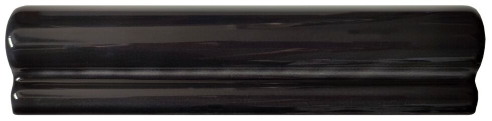 Grafitowa listwa dekoracyjna Anthracite London 5x20 o błyszczącej powierzchni i delikatnej strukturze