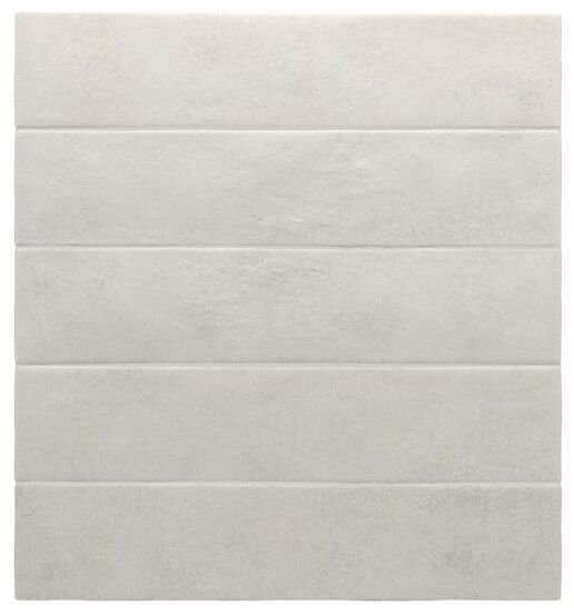 Białe matowe płytki Stage White gres 6x30 imitujące strukturę kamienia z subtelną teksturą - zdjęcie nr: 2