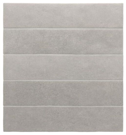 Szara płytka podłogowa Stage Grey gres 6x30 o matowej powierzchni imitującej kamień - zdjęcie nr: 2