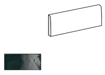 equipe artisan moss green bullnose 6.5x20 (24481) 