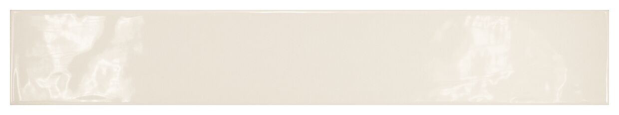 Biała glazura hiszpańska Country Blanco o wymiarach 6,5x40 cm z błyszczącą powierzchnią