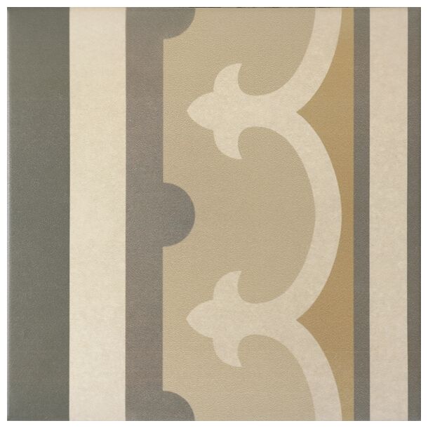 equipe caprice burgundy border gres 20x20 (20928) 