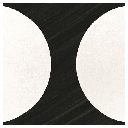 equipe caprice deco moonline b&w gres 20x20 (22126) 