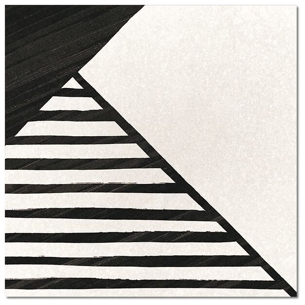 equipe caprice deco origami b&w gres 20x20 (22127) 