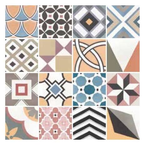 equipe caprice deco patchwork colours 20x20 (22104) - zdjęcie główne