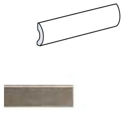 equipe argile cacao pencil bullnose 3x20 (27589) 