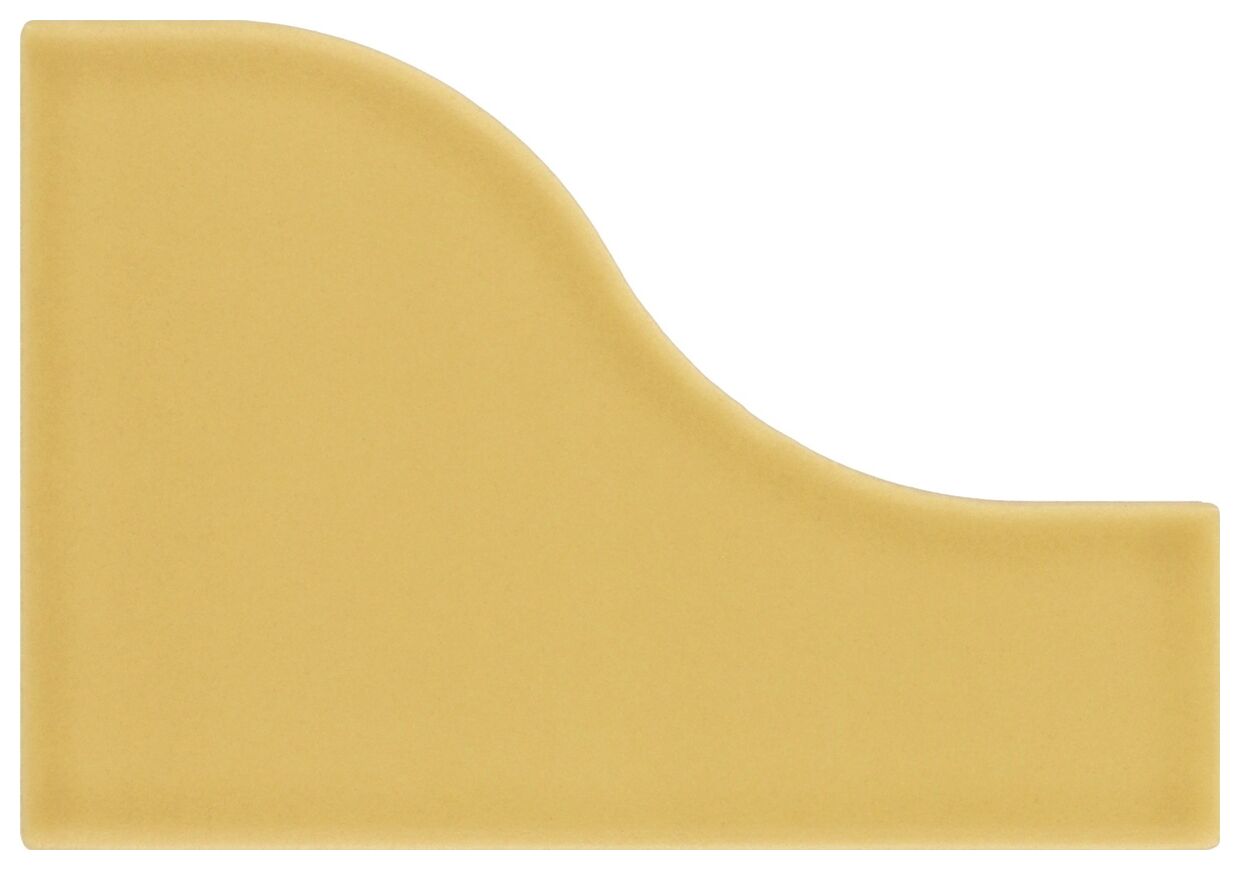 equipe curve yellow matt płytka ścienna 8.3x12 (28859) 