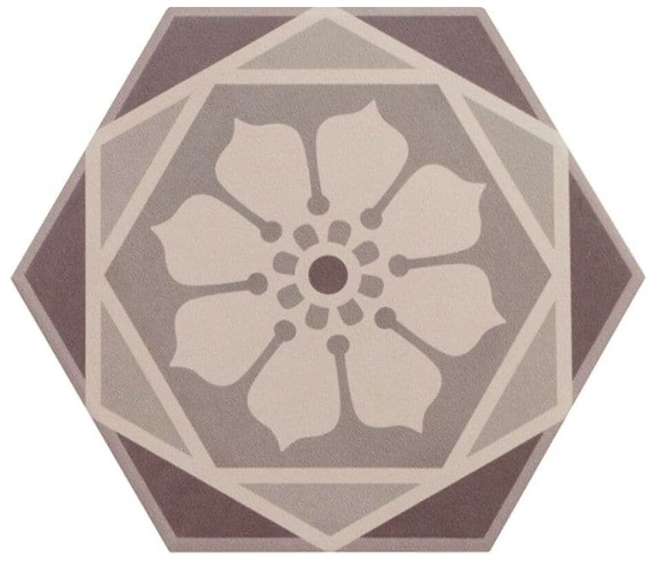 Equipe Hexatile Harmony Colours dekor 17.5x20 (21356) - mała płytka dekoracyjna heksagonalna