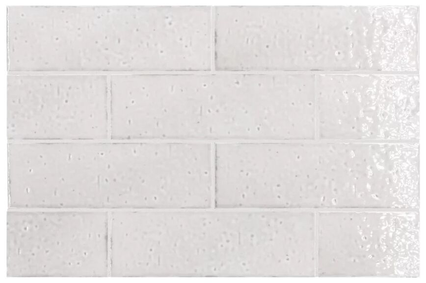 equipe kalma white gloss gresowa płytka ścienna 6x18.6 (30733) 