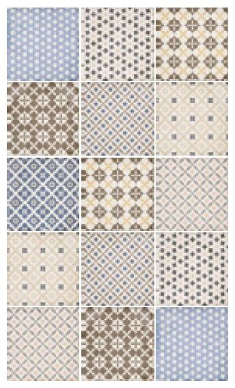 Gres ART Nouveau Alameda Color 20x20 z matowym wzorem patchworkowym w szarosciach i bieli - zdjęcie nr: 2