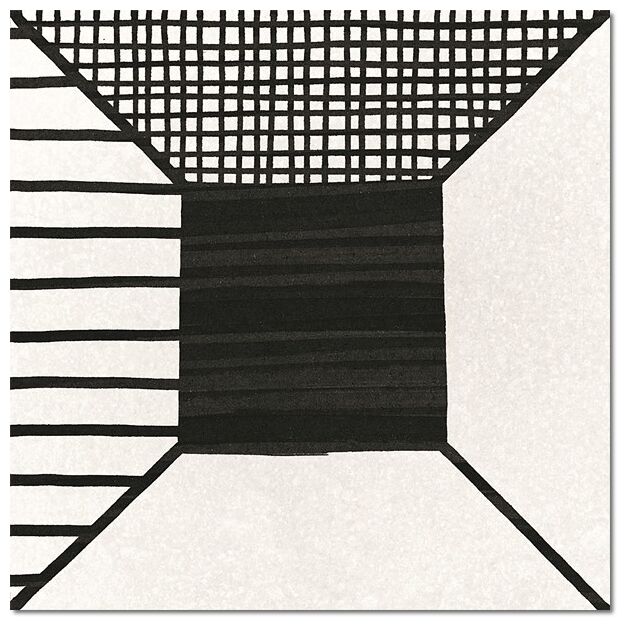 equipe caprice deco block b&w gres 20x20 (22122) - zdjęcie główne