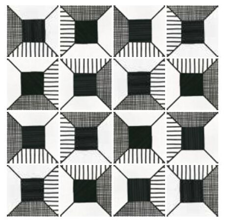 equipe caprice deco block b&w gres 20x20 (22122) - zdjęcie nr: 2