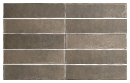 Matowy gres Argile Cacao 6x24,6 o neutralnym brązowo-szarym odcieniu z delikatną strukturą - zdjęcie nr: 2