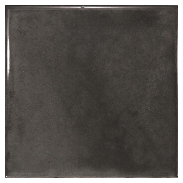 Ciemna płytka ścienna Splendours Black 15x15 cm o błyszczącej powierzchni z delikatnymi niuansami koloru