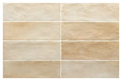 Matowa płytka Sabbia Arena w odcieniu ciepłego beżu o wymiarach 6,5x20 cm - zdjęcie nr: 2