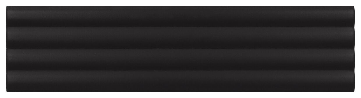 equipe costa nova black onda matt płytka ścienna 5x20 (28521) - zdjęcie główne