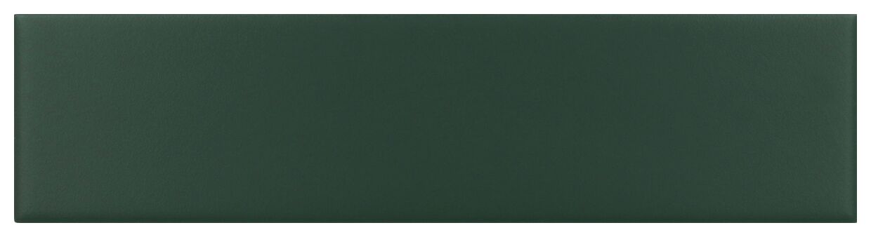 Mała matowa płytka ścienna Costa Nova Laurel Green w odcieniu ciemnej zieleni o wymiarach 5x20 cm