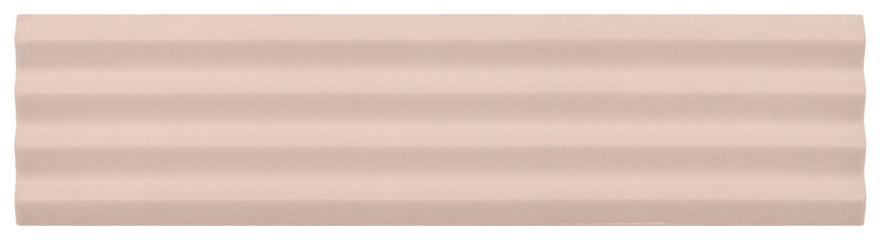 Matowa płytka ścienna Costa Nova Pink Stony Praia 5x20 cm w koralowym rozowym odcieniu