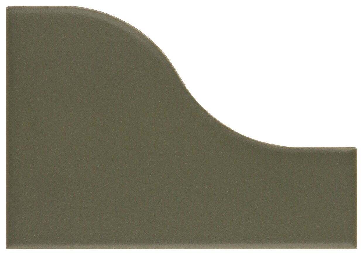 equipe curve garden green matt płytka ścienna 8.3x12 (28862) - zdjęcie główne