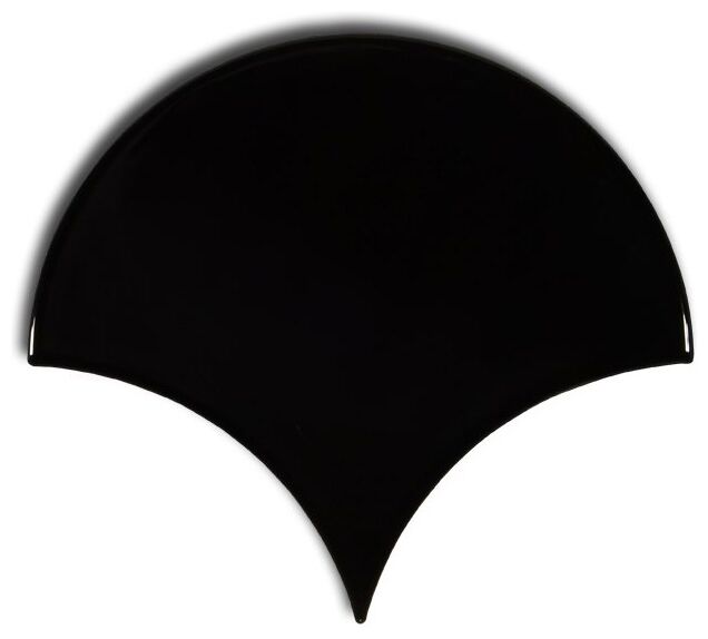 equipe fan black mate płytka ścienna 10.6x12 (21976) - zdjęcie nr: 2