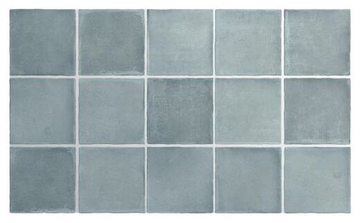 Matowy gres Argile SKY 10x10 cm w niebiesko-szarych tonacjach z subtelną fakturą - zdjęcie nr: 2