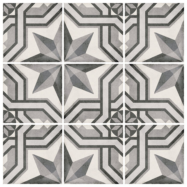 equipe art nouveau cinema grey gres dekor 20x20 (24414) - zdjęcie główne