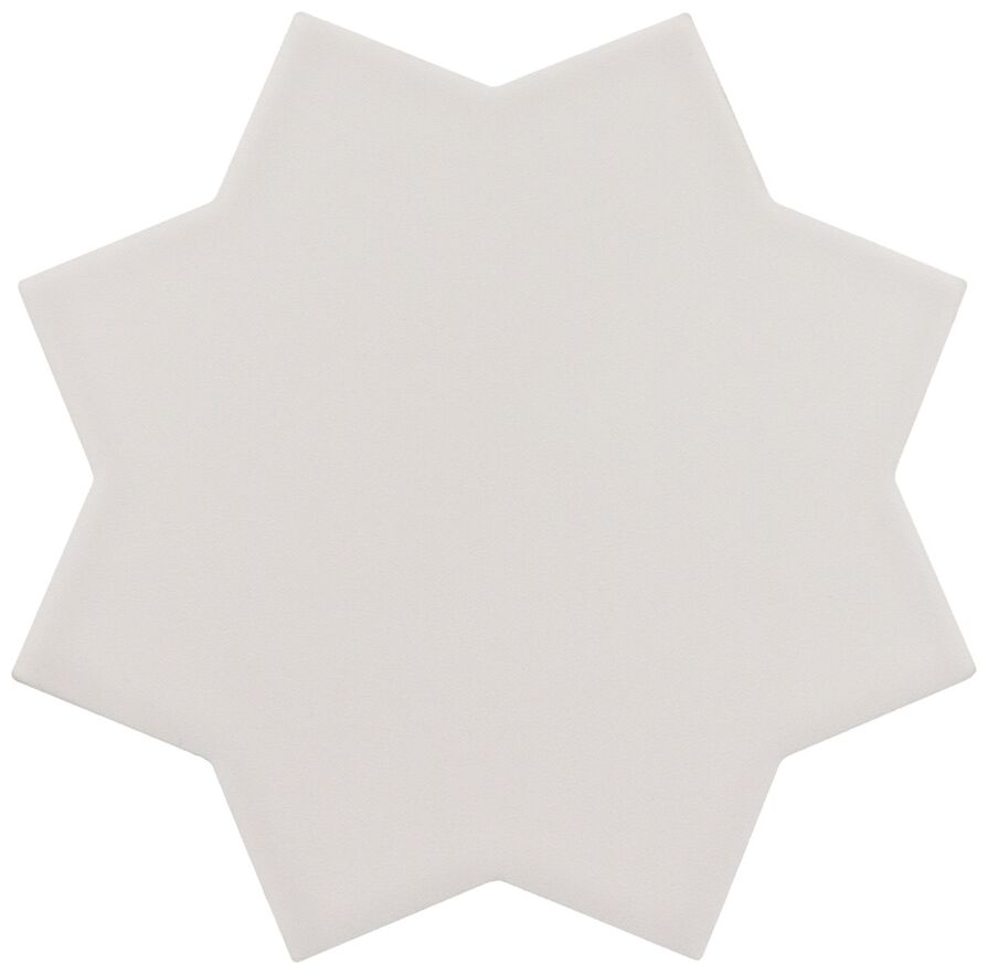 Maly gres Porto Star Oxford Gray o ksztalcie przypominajacym rozety w jasnoszarym kolorze