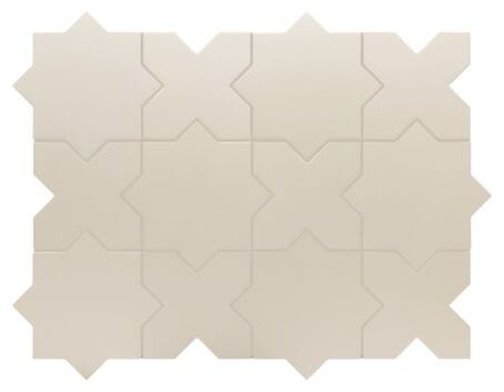 Maly gres matowy Porto Star Taupe w ksztalcie gwiazdy w stonowanym odcieniu szarosci z beżem - zdjęcie nr: 3