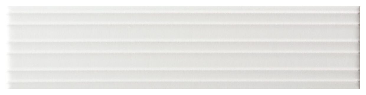 equipe lumina white alyssum matt rivia płytka ścienna 6x24.6 (32378) - zdjęcie główne