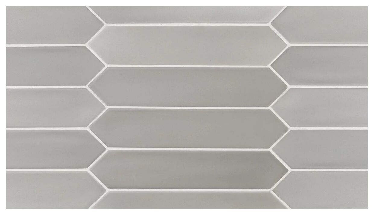 Prostokątna płytka ścienna Lanse Gray o matowej powierzchni w odcieniach szarości - zdjęcie nr: 2