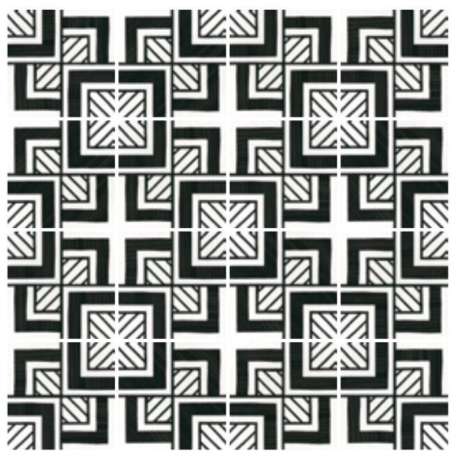 equipe caprice deco metropolitan b&w gres 20x20 (22125) - zdjęcie główne