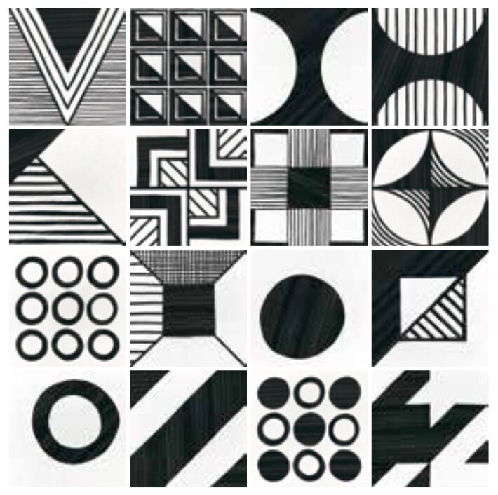 equipe caprice deco patchwork b&w gres 20x20 (22105) - zdjęcie główne