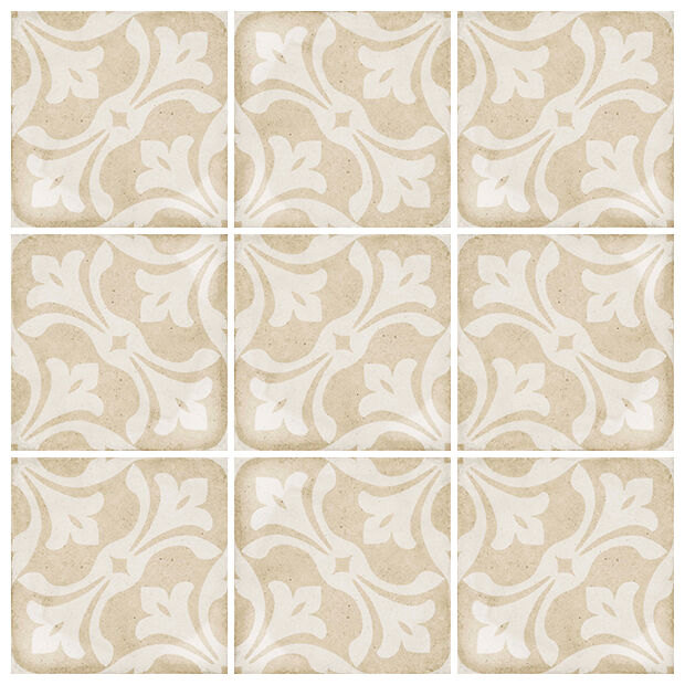 equipe art nouveau la rambla biscuit gres dekor 20x20 (24408) - zdjęcie główne