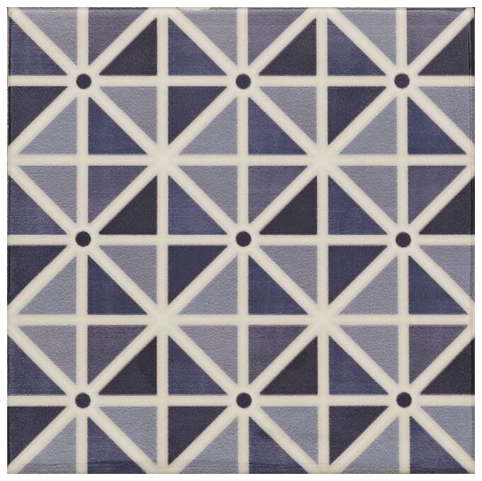 Country Patchwork dekor 13,2x13,2 z geometrycznym wzorem elips i rombów w odcieniach zieleni - zdjęcie nr: 4