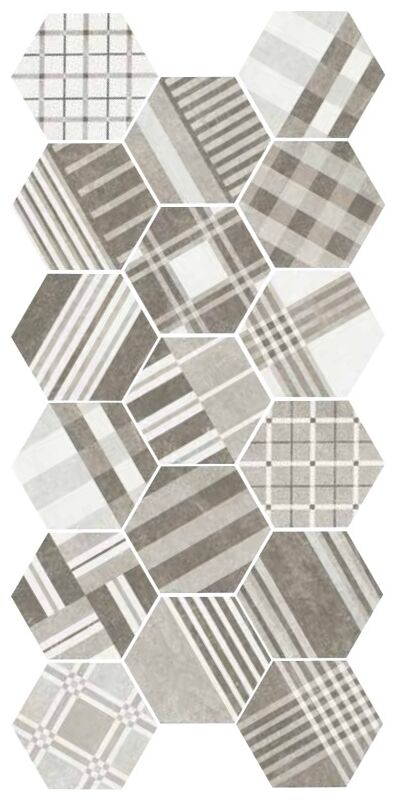 equipe hexatile cement geo grey gres 17.5x20 (22101) - zdjęcie nr: 2