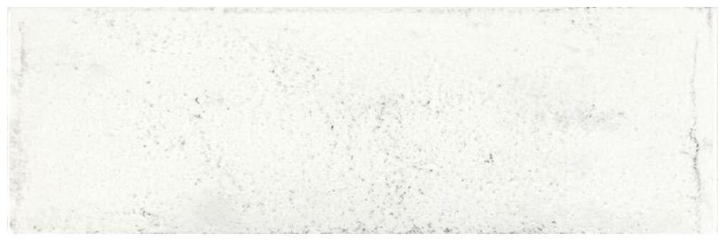 Biała płytka ścienna Arles Snow 10x30 z połyskiem i delikatnymi nierównościami