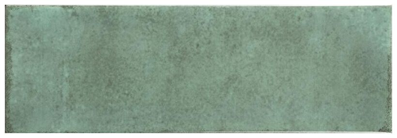 Płytka ścienna Titan Forest 10x30 w odcieniu zieleni z gladka błyszcząca powierzchnia
