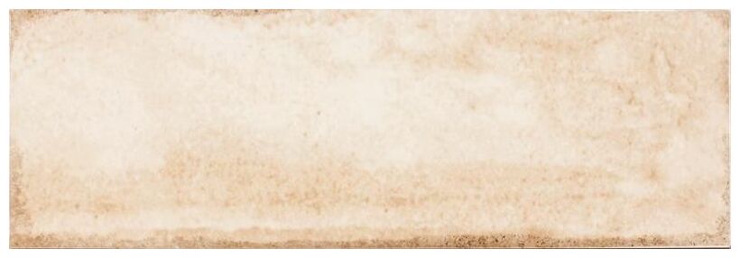 Błyszcząca płytka ścienna Titan Honey 10x30 w jasnym odcieniu beżu z subtelnym wzorem