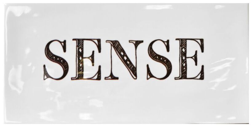 Mała płytka Artisan Bathroom MIX 10x20 z białym tłem i czarnym napisem SOAP - zdjęcie nr: 4